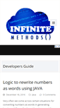 Mobile Screenshot of infinitemethods.com